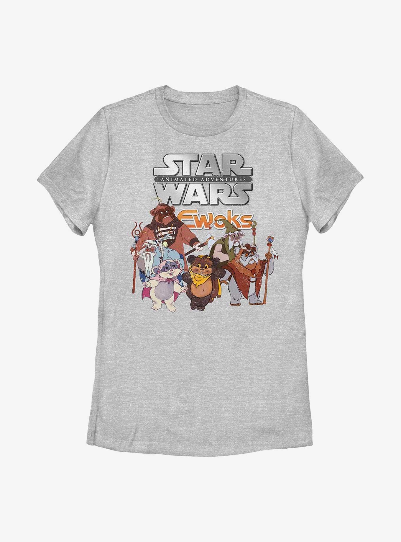 Star Wars Ewok Logo Group Womens T-Shirt, , hi-res