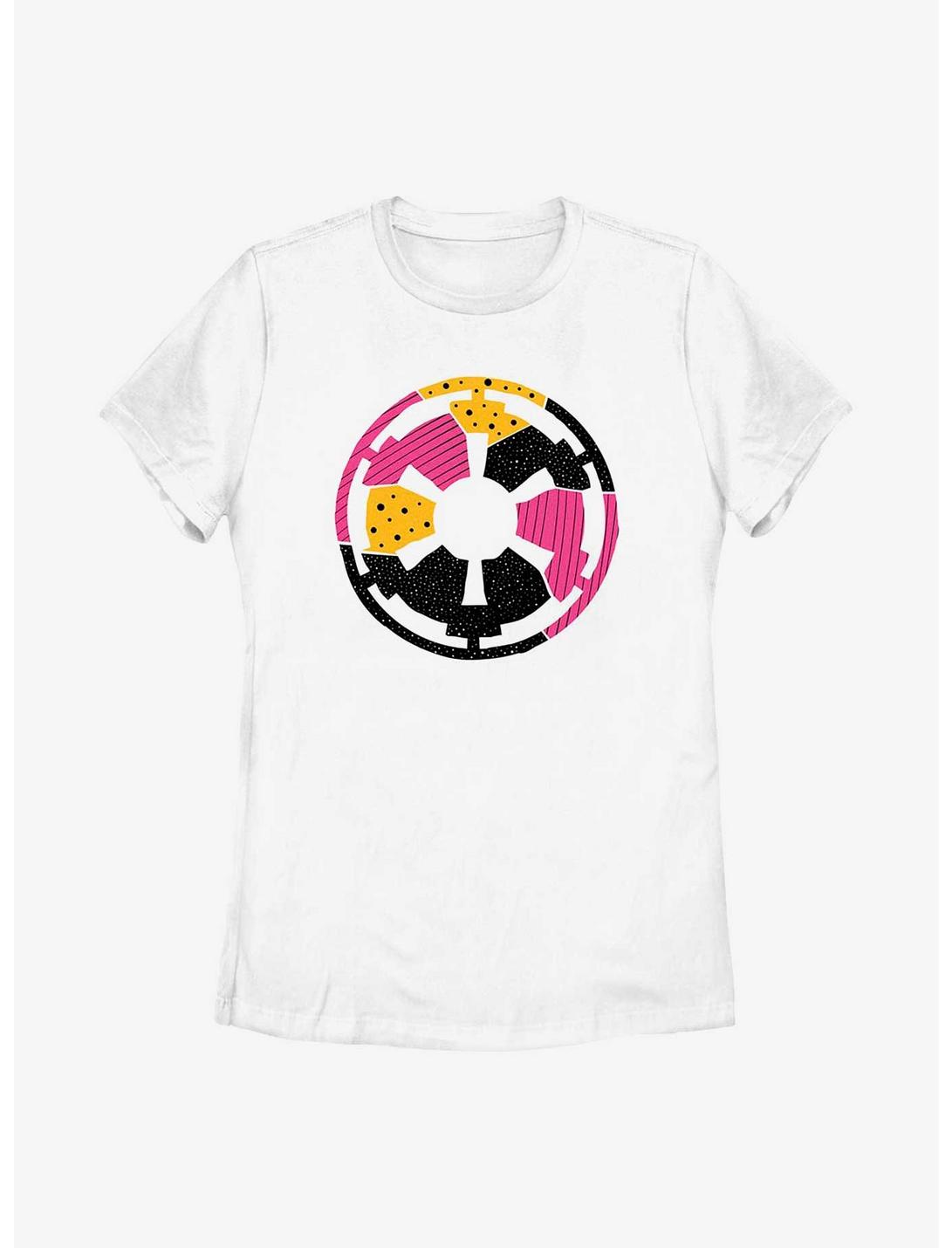 Star Wars Geometric Shaped Empire Symbol Womens T-Shirt, WHITE, hi-res