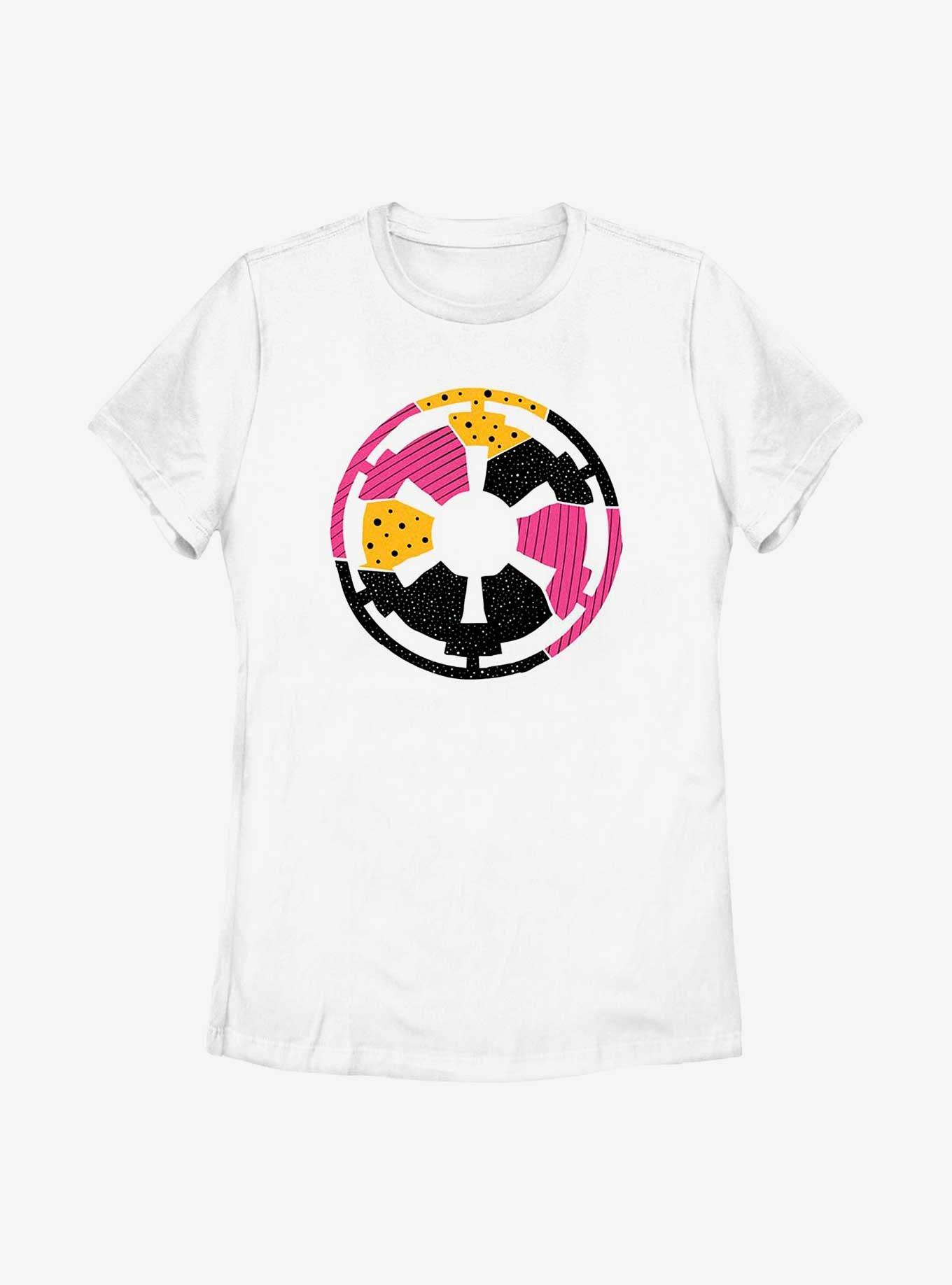 Star Wars Geometric Shaped Empire Symbol Womens T-Shirt, WHITE, hi-res