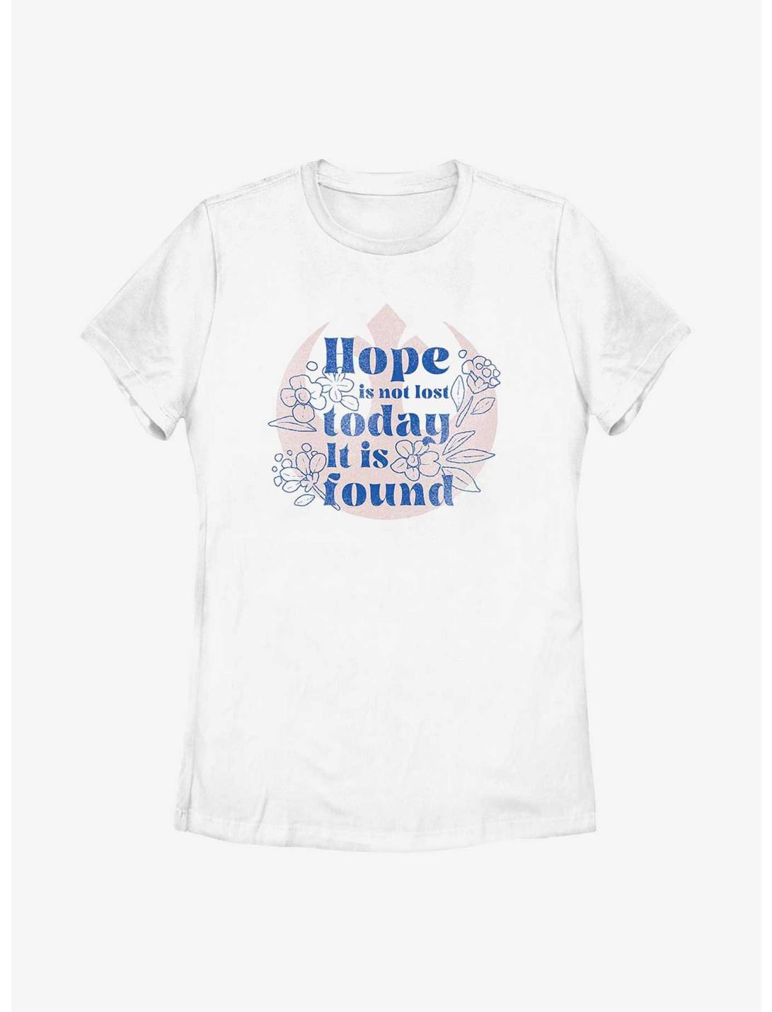 Star Wars Hope Is Not Lost Womens T-Shirt, WHITE, hi-res