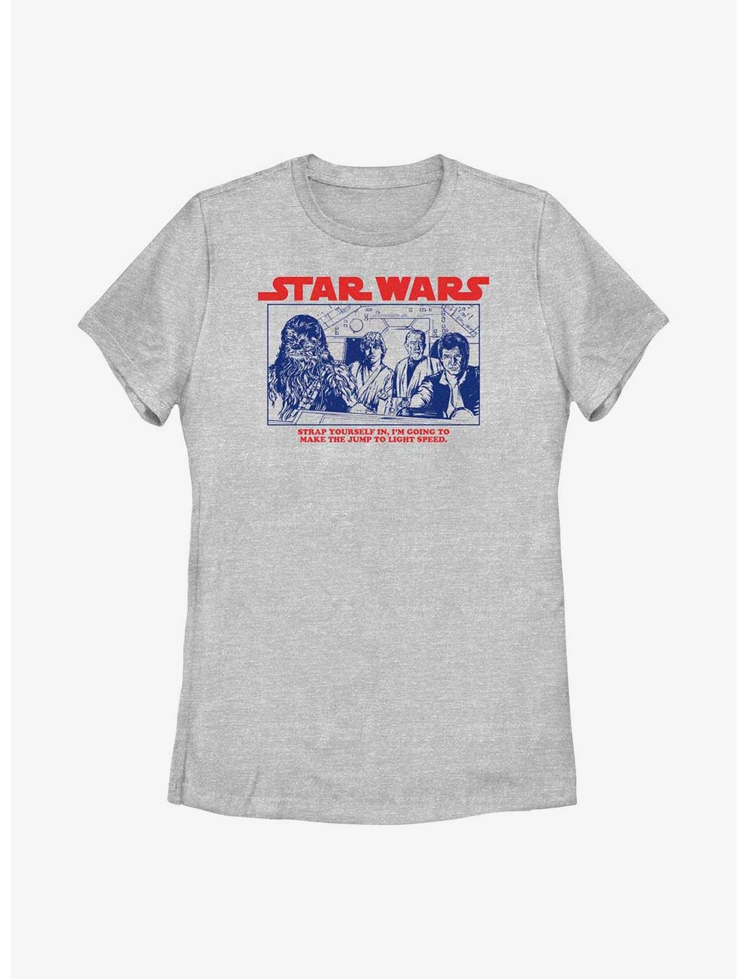 Star Wars Light Speed Womens T-Shirt, ATH HTR, hi-res