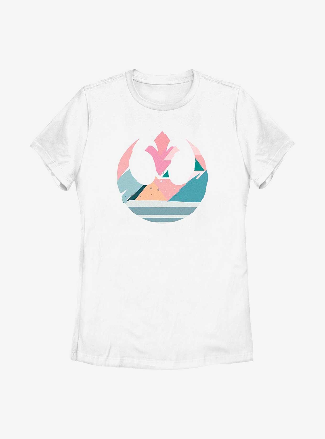 Star Wars Spring Rebel Womens T-Shirt, WHITE, hi-res