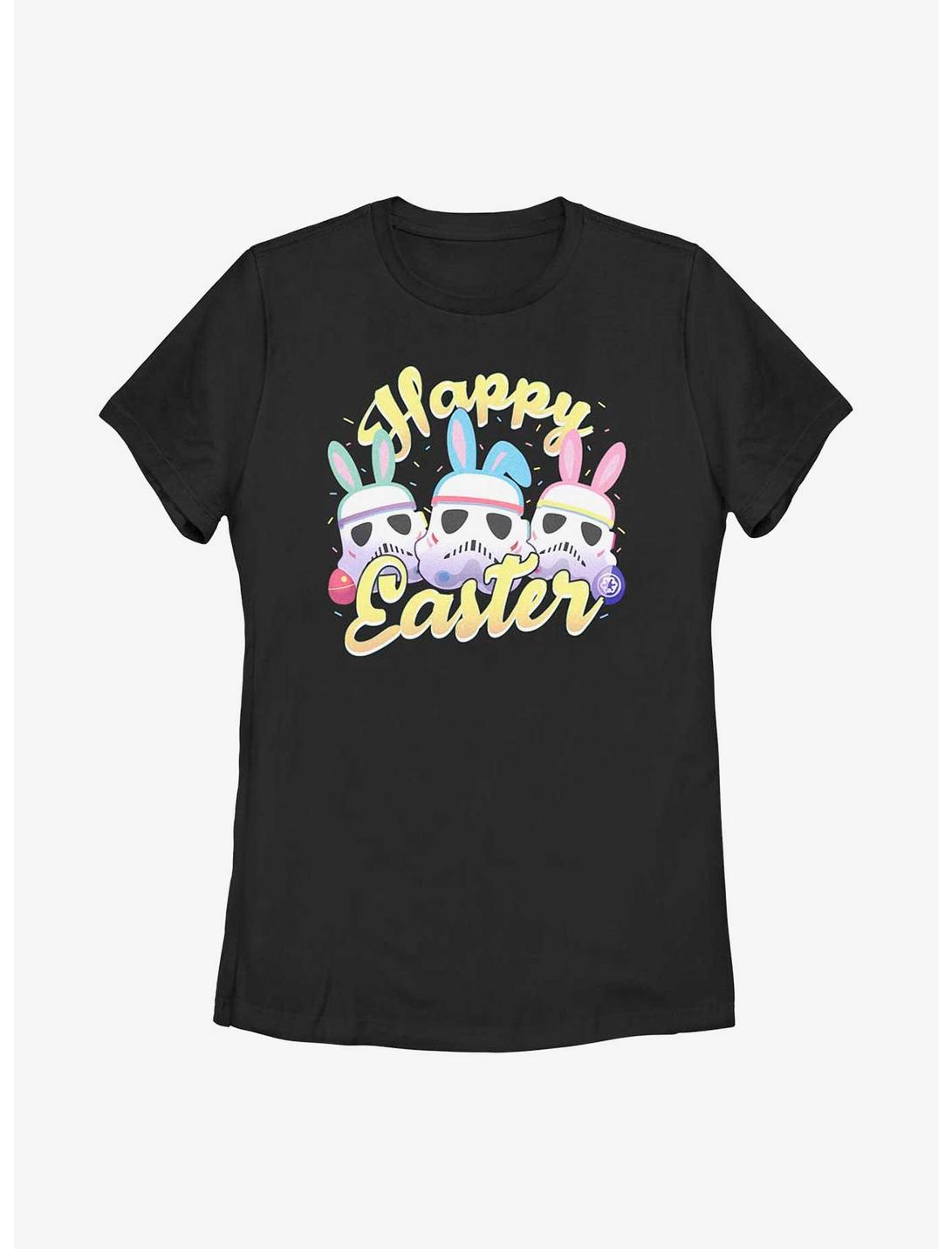 Star Wars Trooper Bunnies Happy Easter Womens T-Shirt, BLACK, hi-res