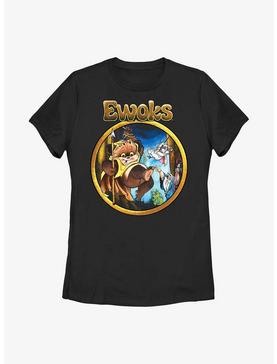Star Wars Wicket Cartoon Ewoks Womens T-Shirt, , hi-res
