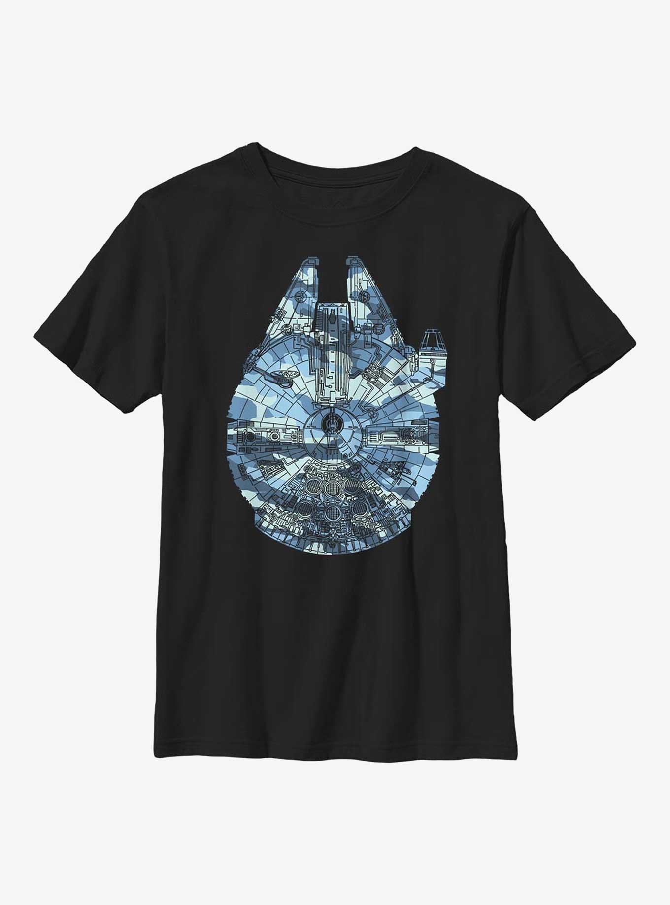 Star Wars Camo Falcon Youth T-Shirt, , hi-res