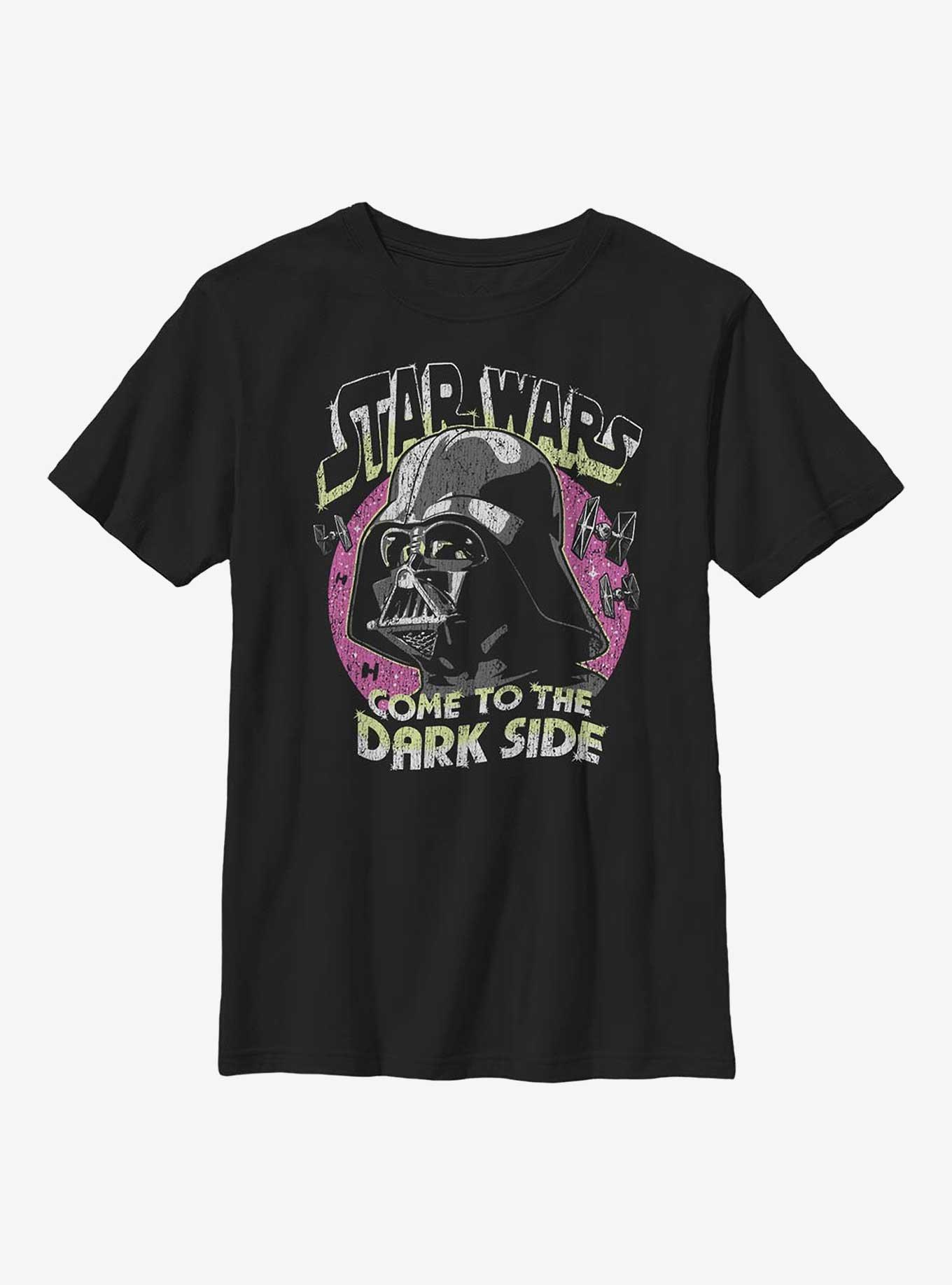Star Wars Come To The Dark Side Vader Youth T-Shirt, BLACK, hi-res