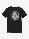Star Wars Death Star Camo Youth T-Shirt, BLACK, hi-res