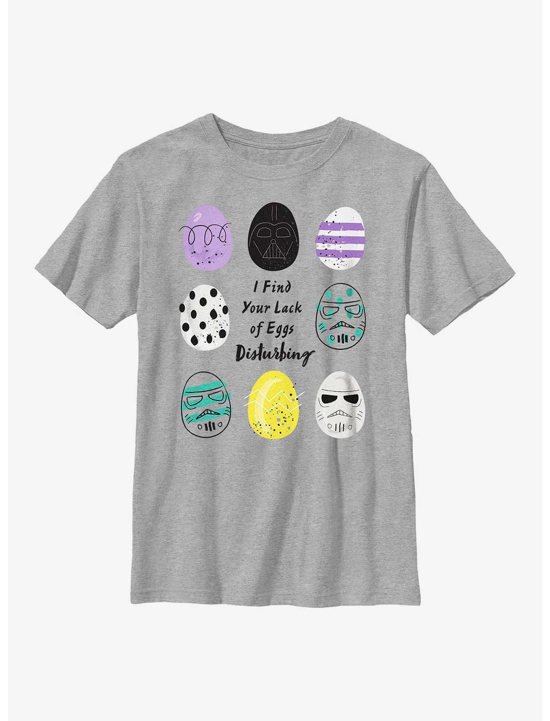 Star Wars Lack of Easter Eggs Disturbing Youth T-Shirt, ATH HTR, hi-res