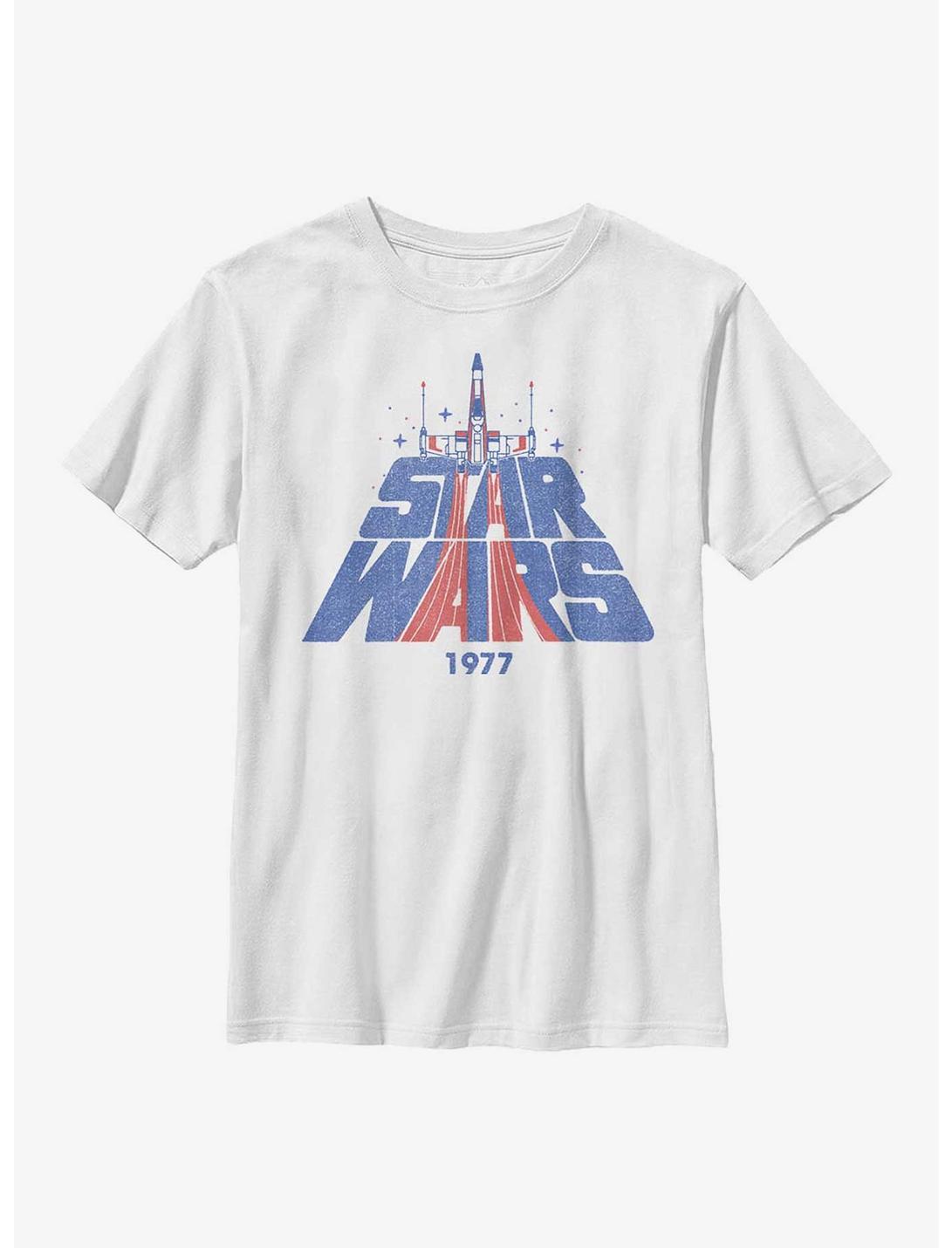 Star Wars Retro X-Wing Youth T-Shirt, WHITE, hi-res