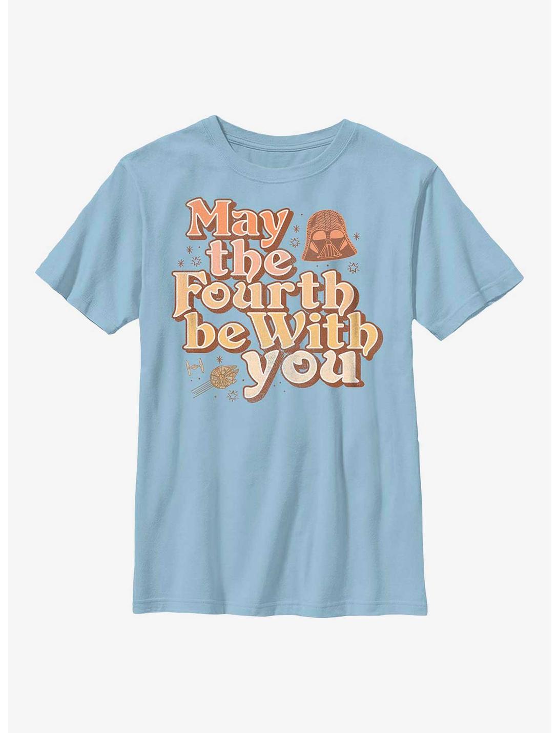 Star Wars Vintage Fourth Youth T-Shirt, LT BLUE, hi-res