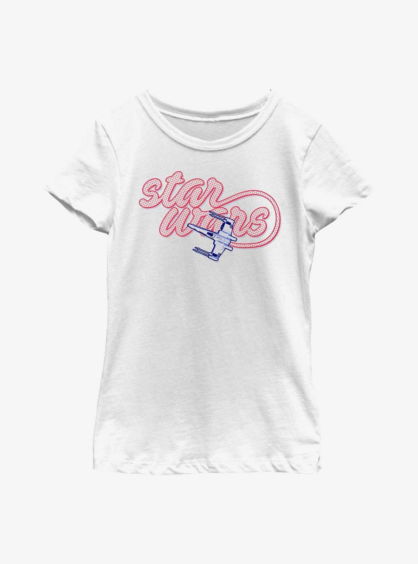 Star Wars X-Wing Flight Logo Youth Girls T-Shirt, , hi-res