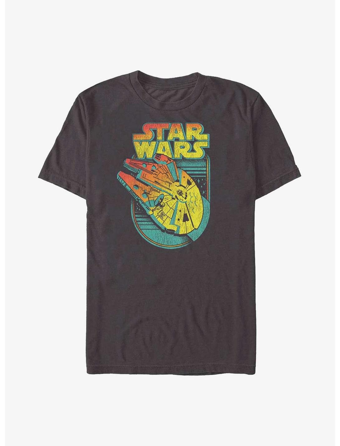 Star Wars Falcon Flight Logo T-Shirt, CHARCOAL, hi-res