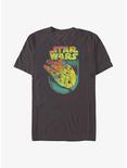 Star Wars Falcon Flight Logo T-Shirt, CHARCOAL, hi-res