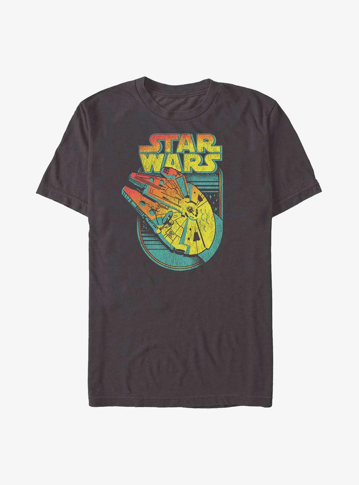 Star Wars Falcon Flight Logo T-Shirt, CHARCOAL, hi-res
