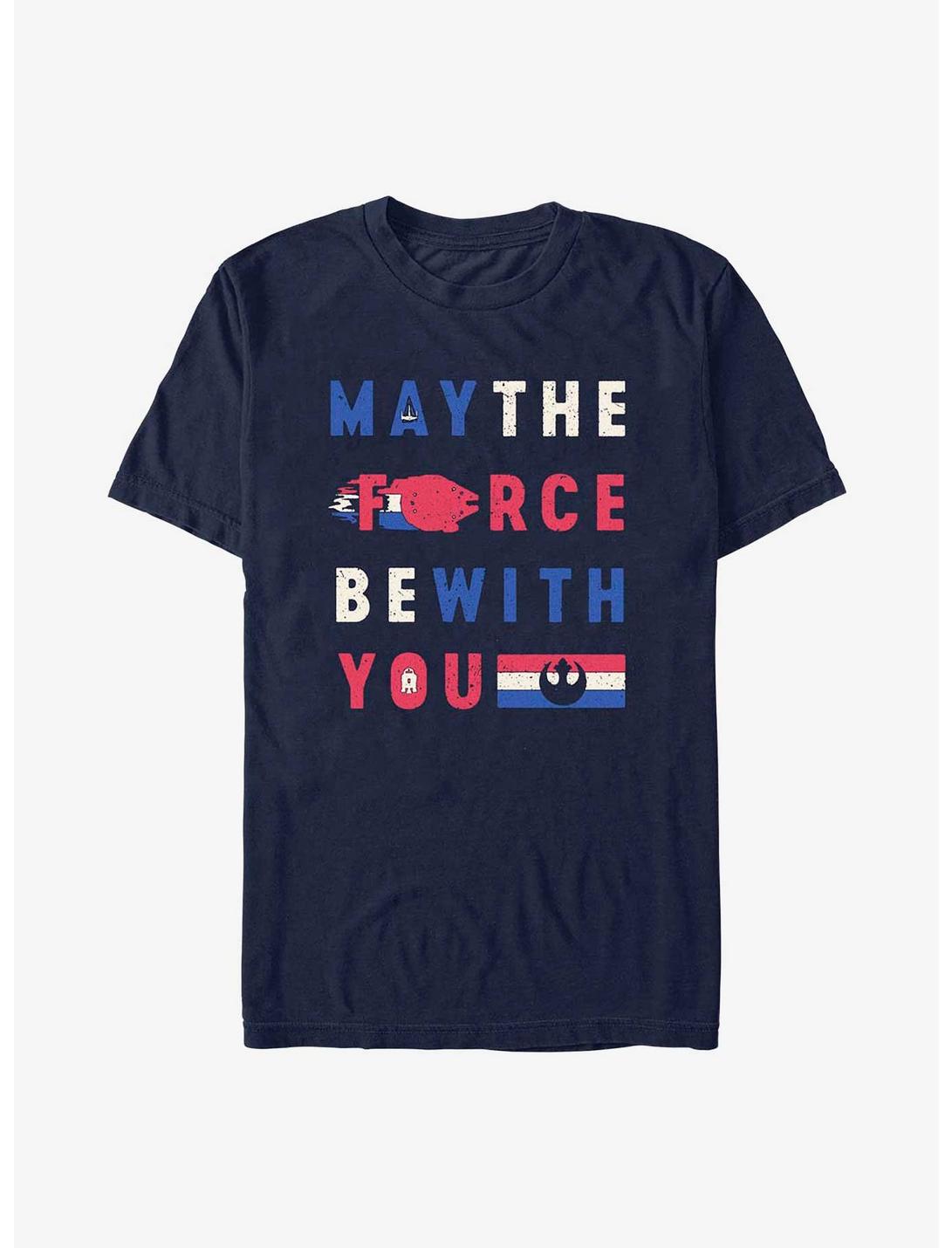 Star Wars May The Force Be With You T-Shirt, NAVY, hi-res