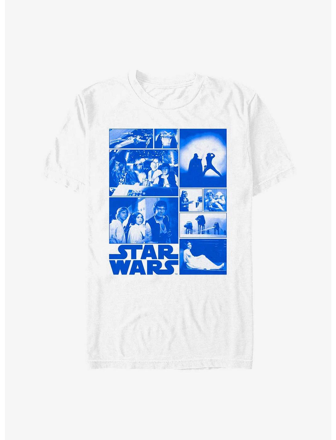 Star Wars Movie Scene Screenshots T-Shirt, WHITE, hi-res