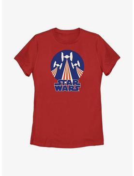 Star Wars Tie Figher Flag Stamp Womens T-Shirt, , hi-res