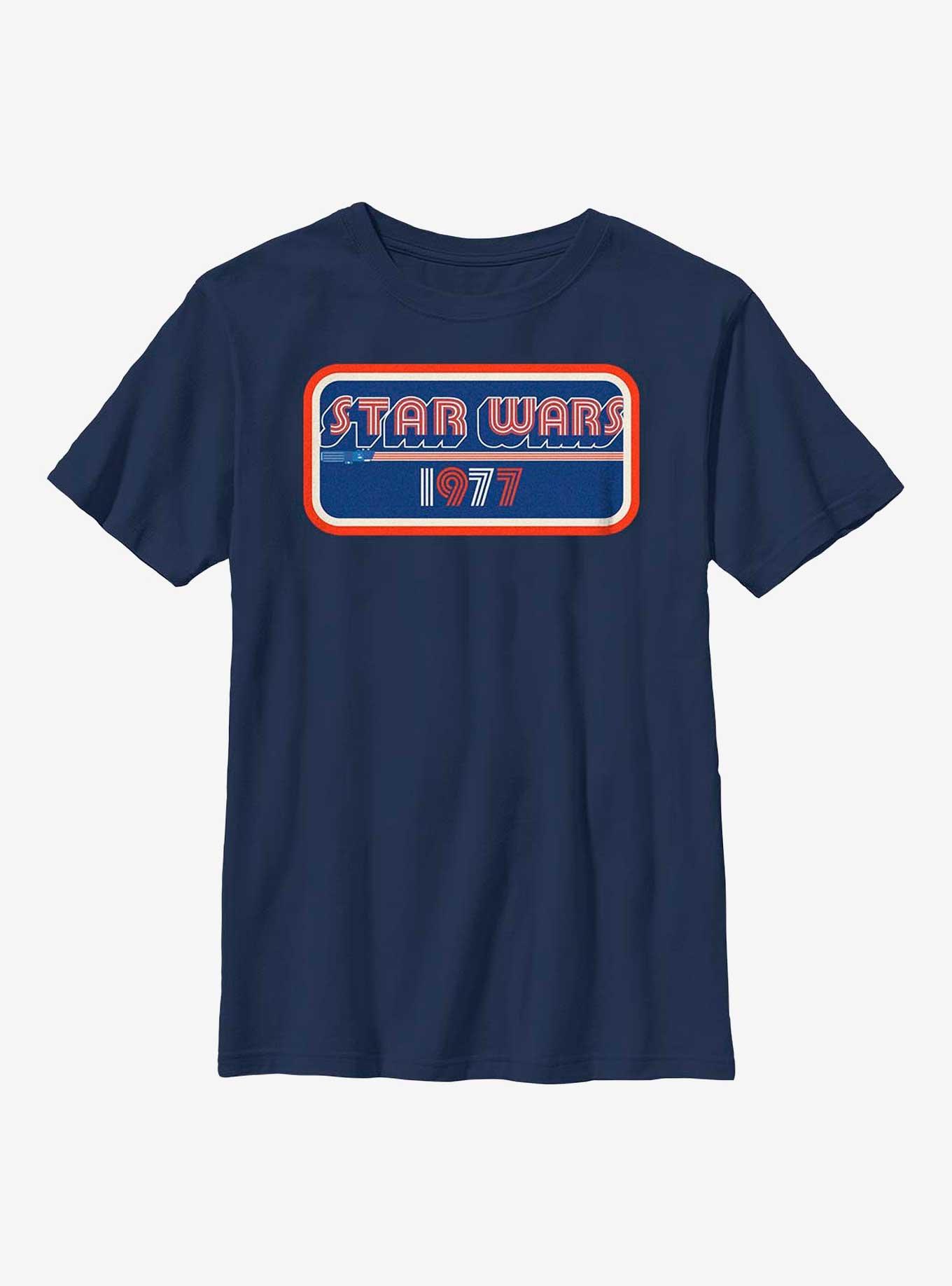 Star Wars Flag Badge Tank, NAVY, hi-res