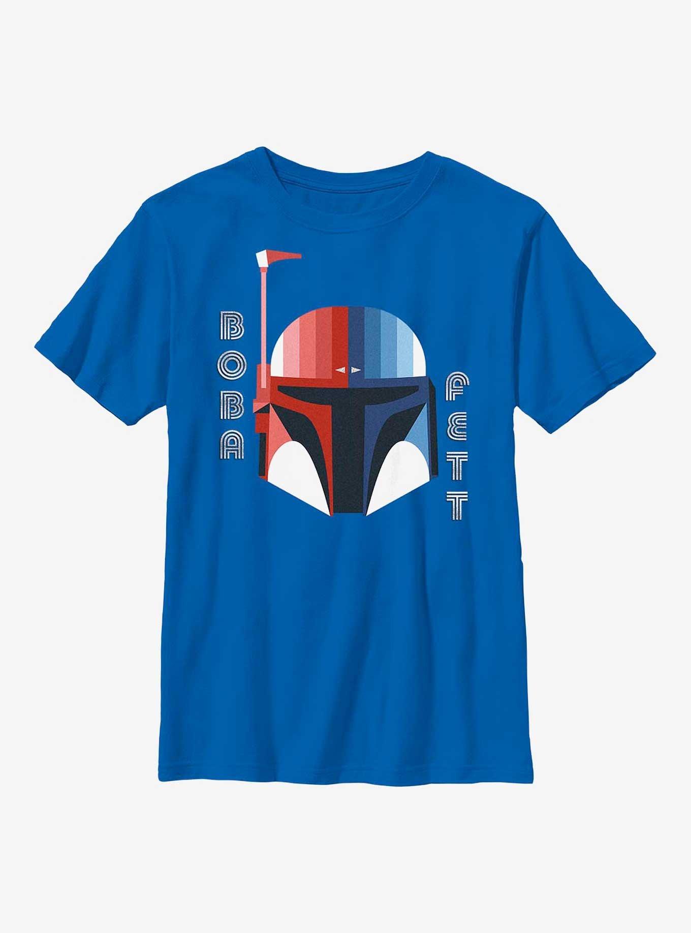 Star Wars Patriotic Boba Fett Helmet Tank, ROYAL, hi-res