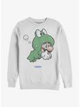 Nintendo Super Mario Bros. Frog Suit Sweatshirt, WHITE, hi-res