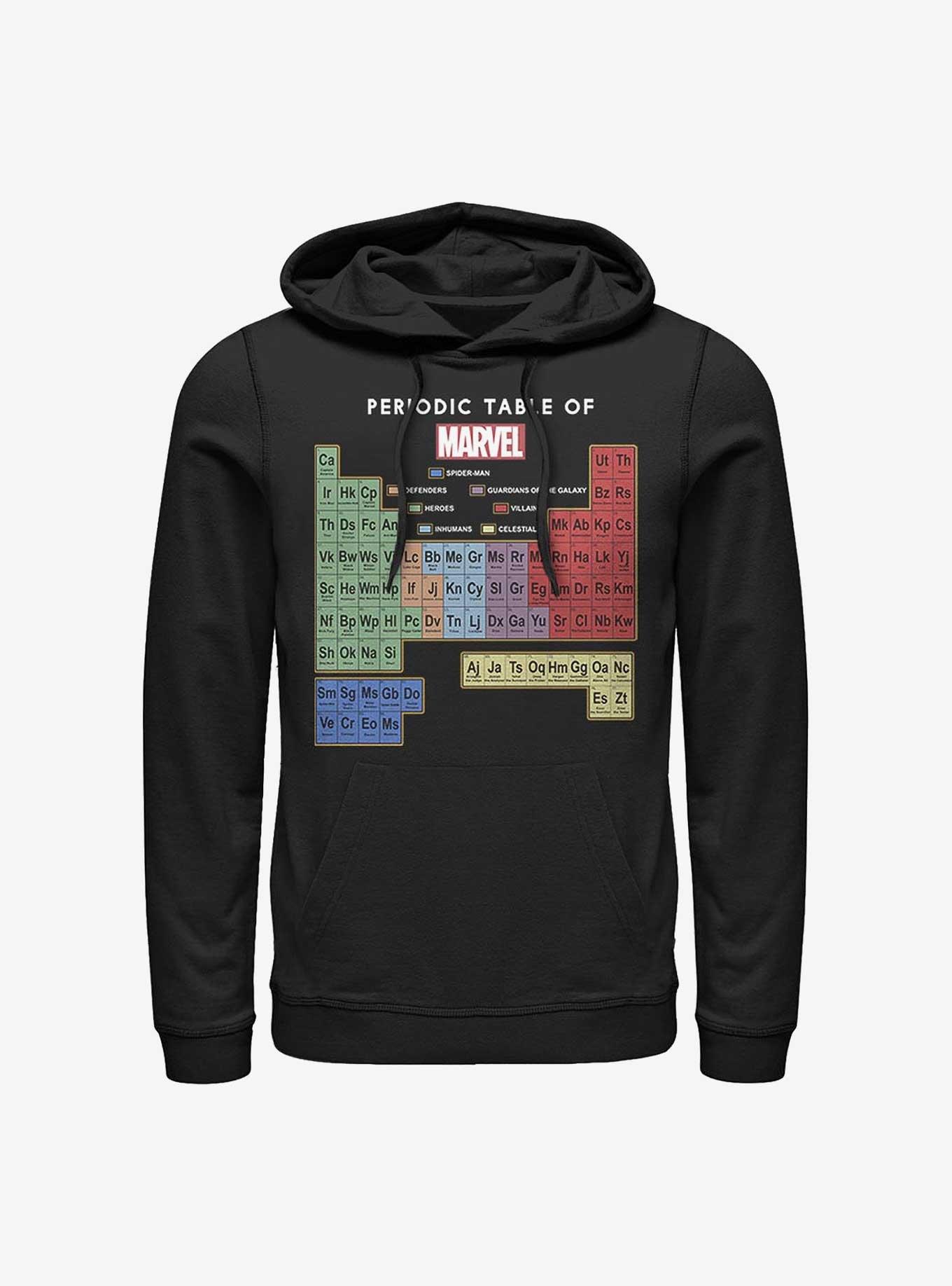 Marvel Perdiodic Table Hoodie, , hi-res