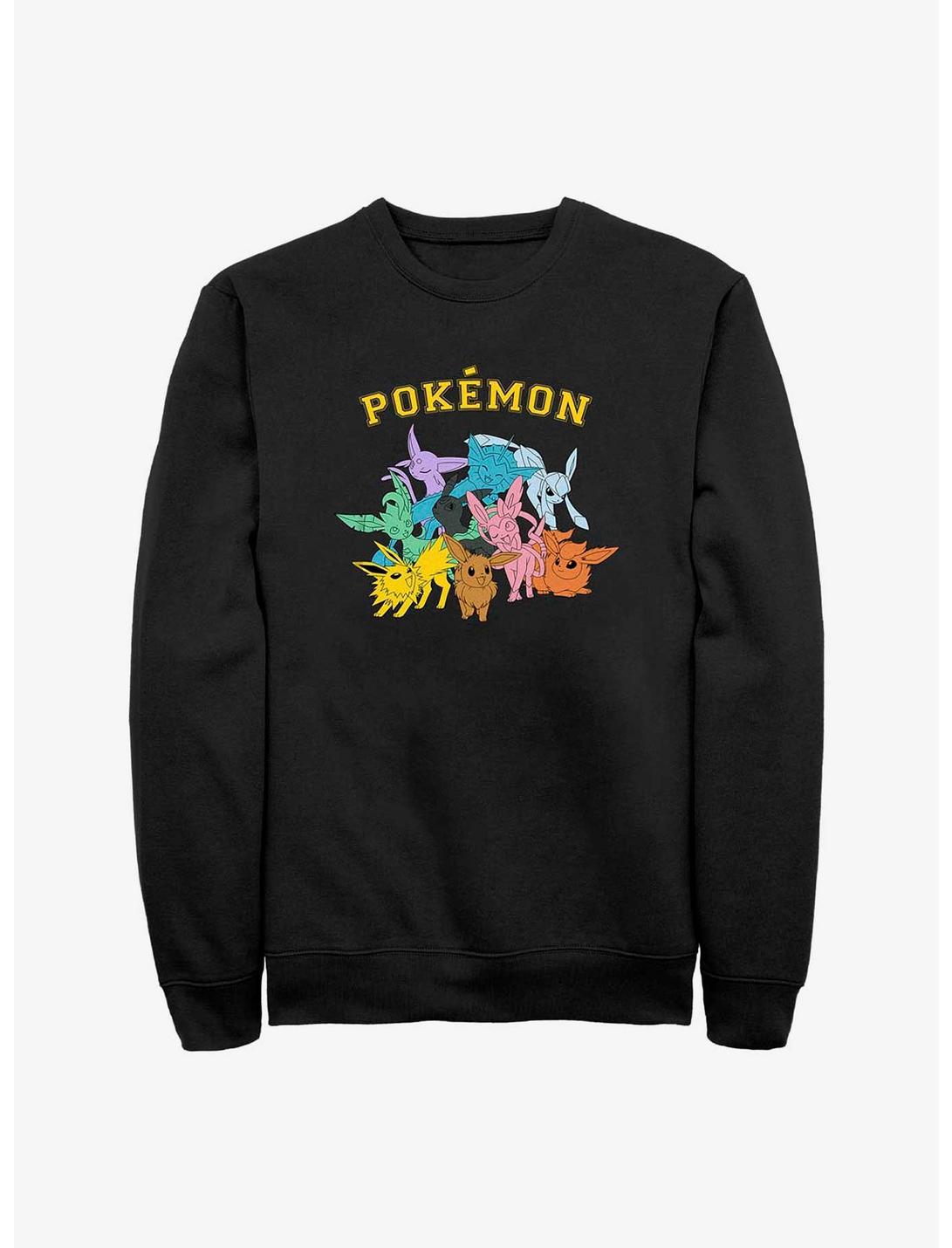 Pokemon Eeveelutions Sweatshirt, BLACK, hi-res