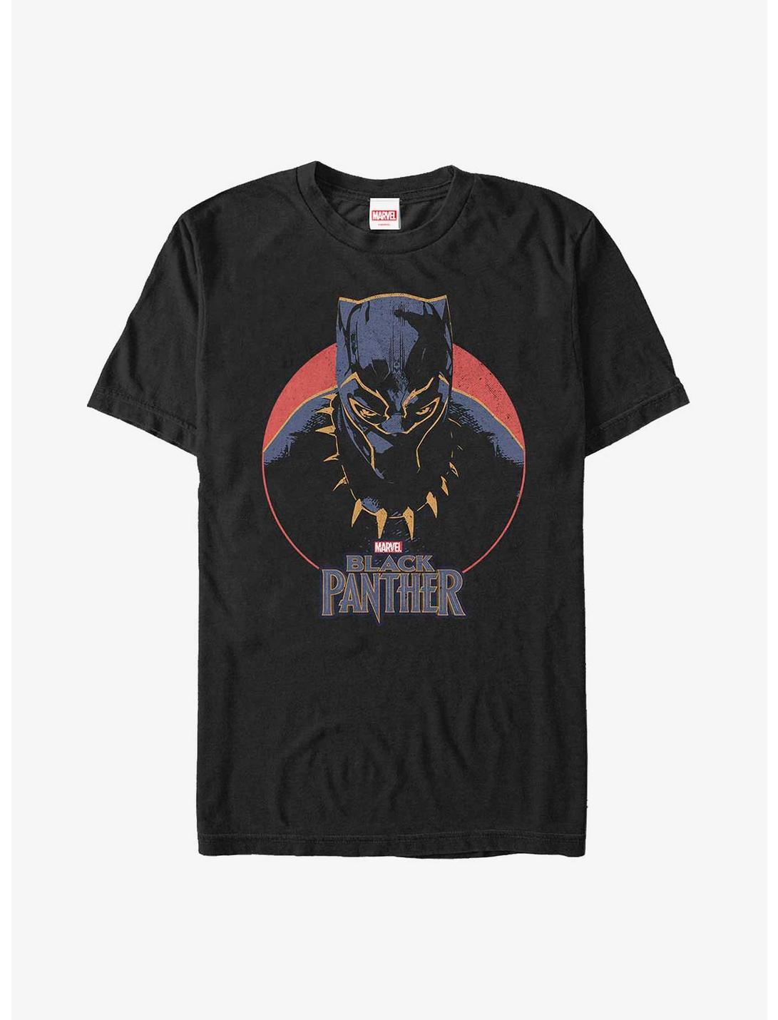Marvel Black Panther Retro Portrait T-Shirt, BLACK, hi-res