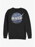NASA Starry Logo Sweatshirt, BLACK, hi-res
