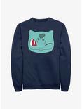 Pokemon Bulbasaur Face Sweatshirt, NAVY, hi-res
