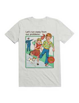 Let's Run Away T-Shirt By Steven Rhodes, , hi-res