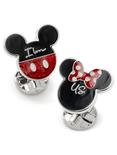 Disney Mickey Mouse & Minnie "I Love Us" Cufflinks, , hi-res