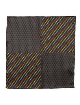 Disney Mickey Mouse Silhouette Rainbow Pocket Square, , hi-res