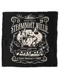 Disney100 Steamboat Willie Black Pocket Square, , hi-res