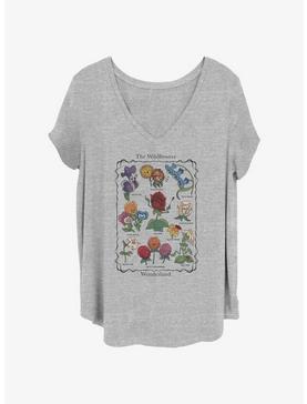 Disney Alice In Wonderland The Wildflowers Girls T-Shirt Plus Size, , hi-res