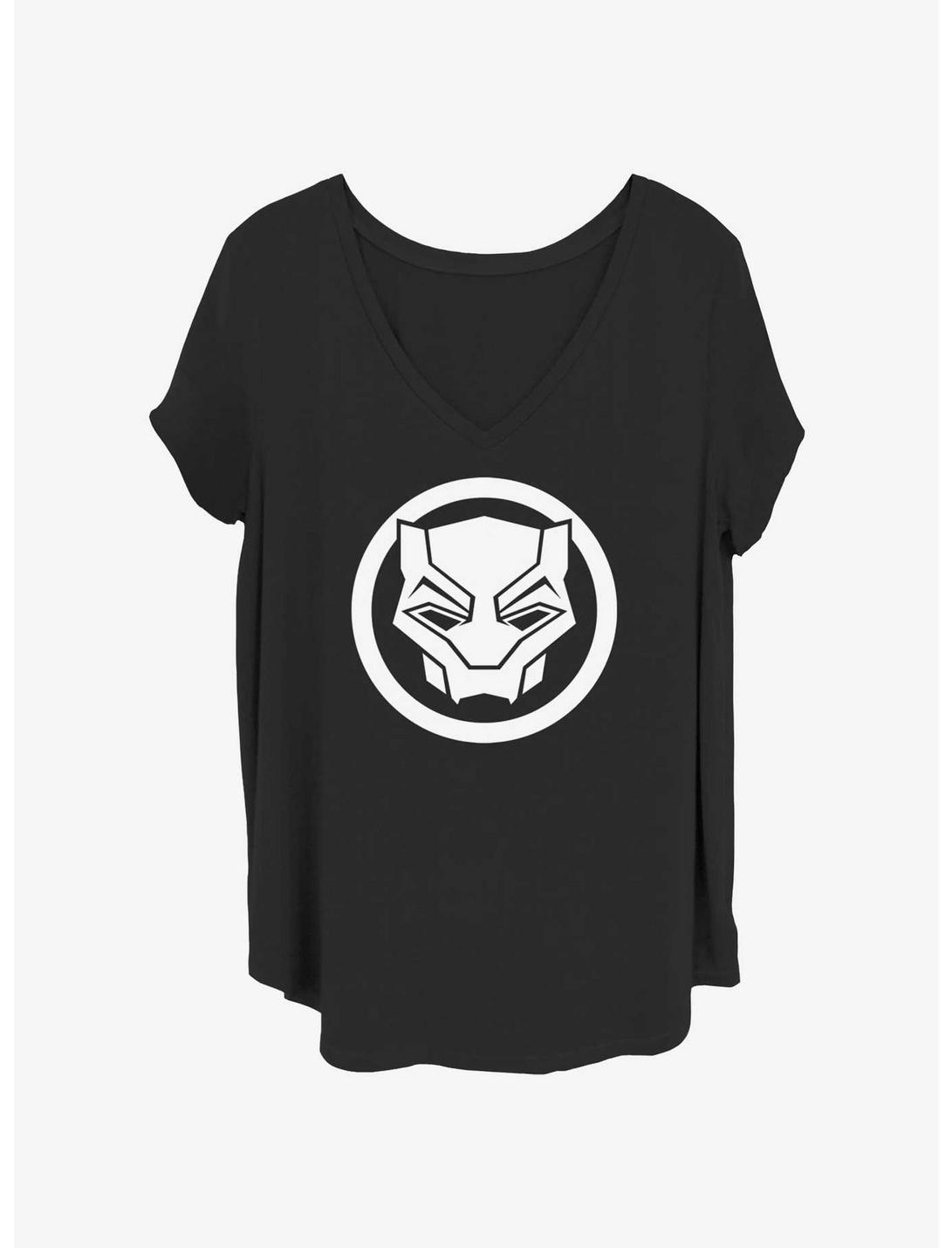 Marvel Black Panther Sigil Girls T-Shirt Plus Size, BLACK, hi-res