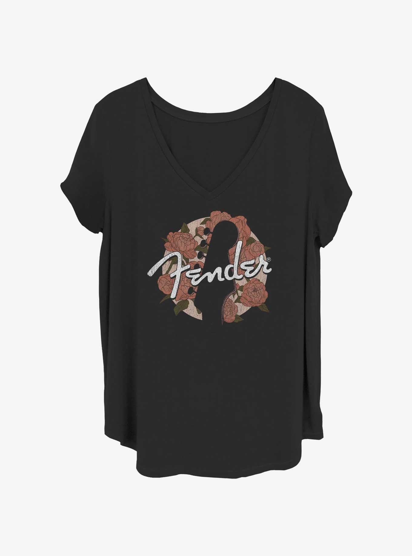Fender Floral Logo Girls T-Shirt Plus