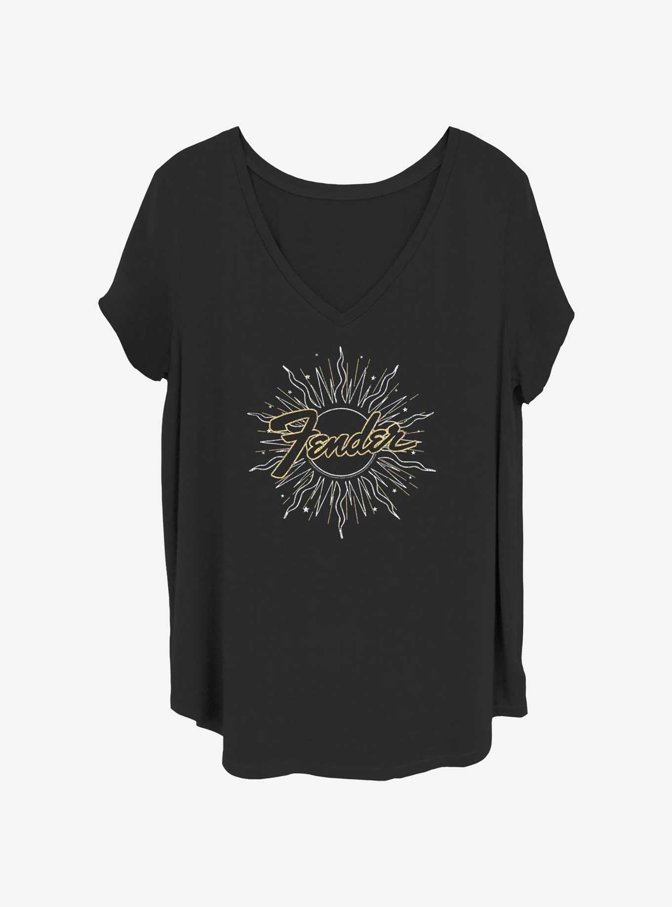 Fender Sun Logo Girls T-Shirt Plus