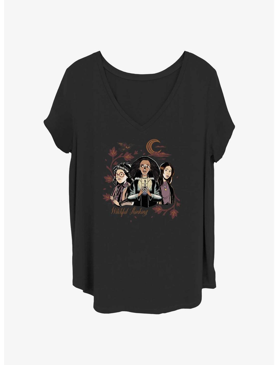 Disney Hocus Pocus 2 Witchful Thinking Girls T-Shirt Plus Size, BLACK, hi-res