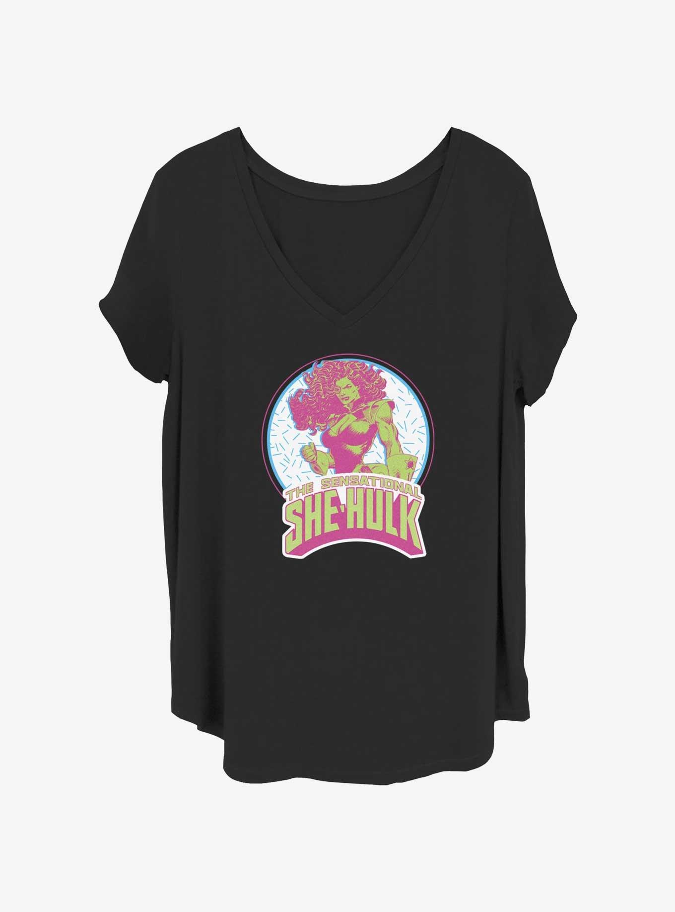 Marvel Hulk She-Hulk Sensational Girls T-Shirt Plus Size, , hi-res