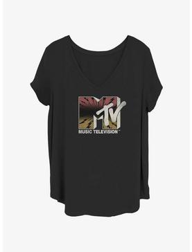 MTV Electric Logo Girls T-Shirt Plus Size, , hi-res