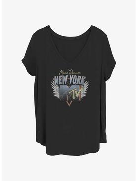 MTV Lightning Wings Logo Girls T-Shirt Plus Size, , hi-res