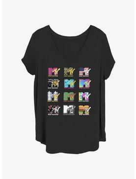 MTV Mini Logos Girls T-Shirt Plus Size, , hi-res