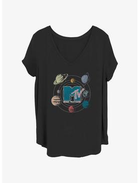 MTV Planets Logo Girls T-Shirt Plus Size, , hi-res