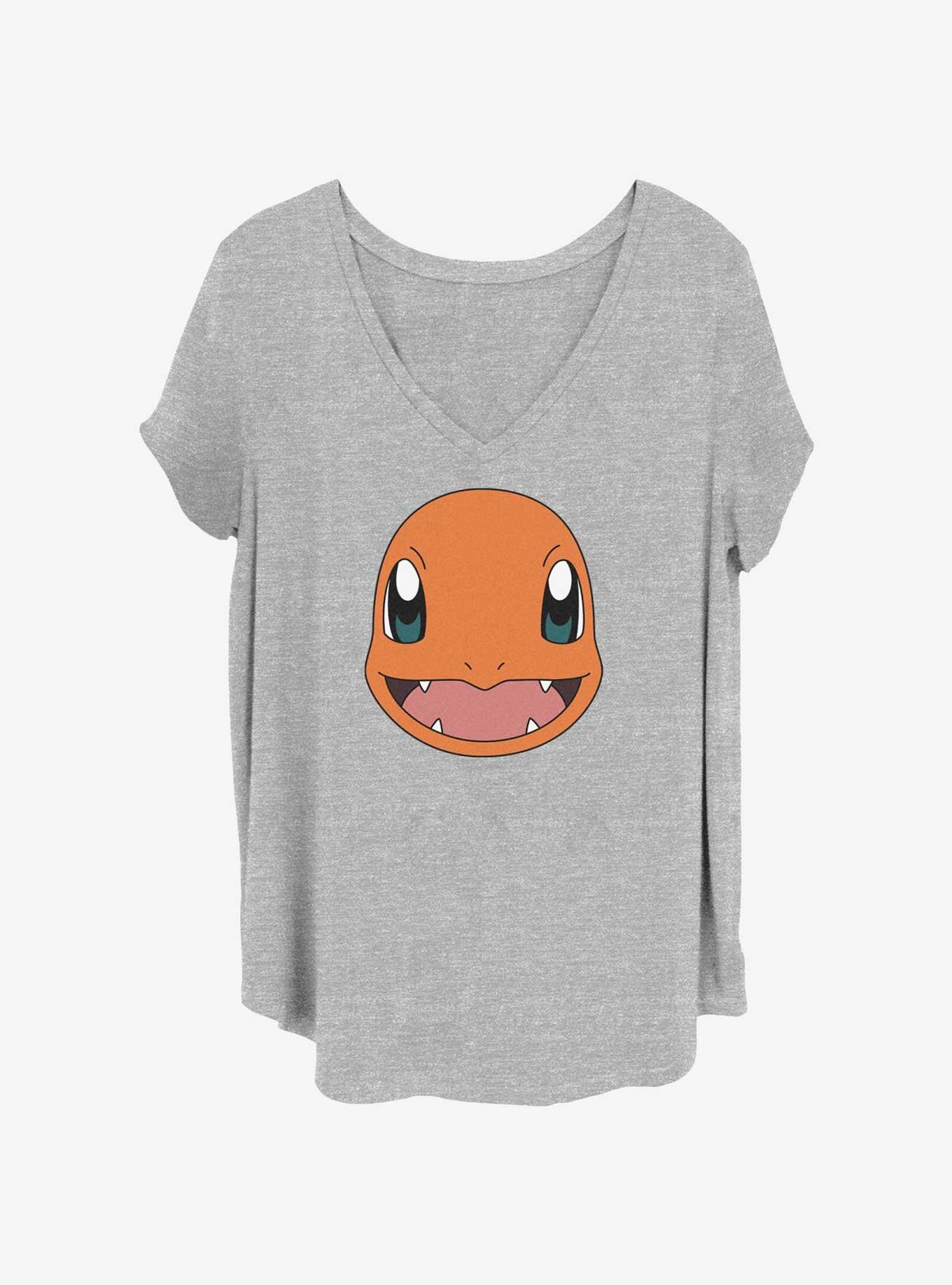 Pokemon Charmander Face Girls T-Shirt Plus Size, , hi-res