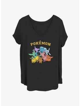 Pokemon Gotta Catch Eeveelutions Girls T-Shirt Plus Size, , hi-res