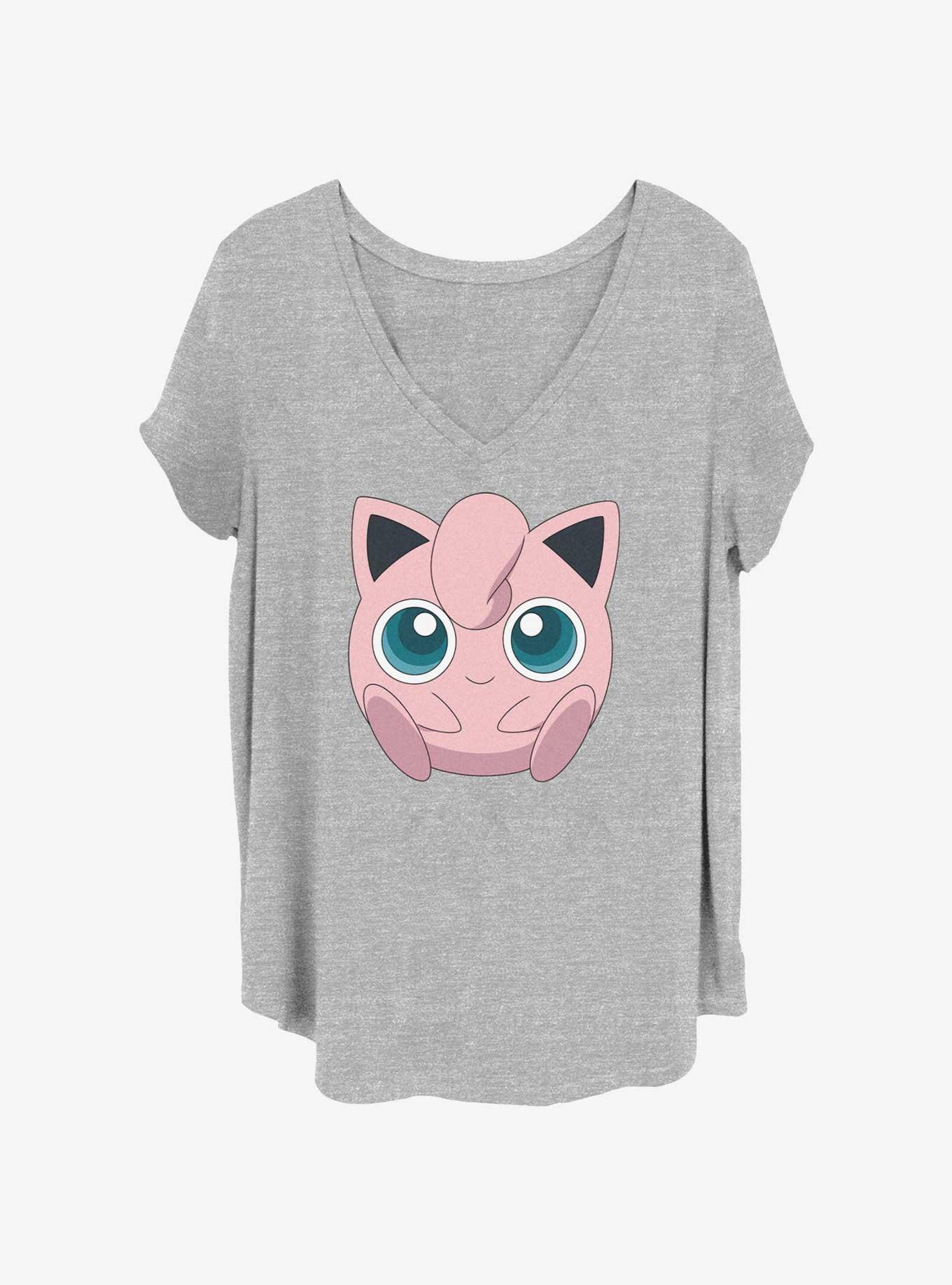 Pokemon Jigglypuff Face Girls T-Shirt Plus Size, , hi-res