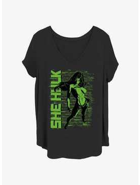 Marvel She-Hulk Green Serene Girls T-Shirt Plus Size, , hi-res