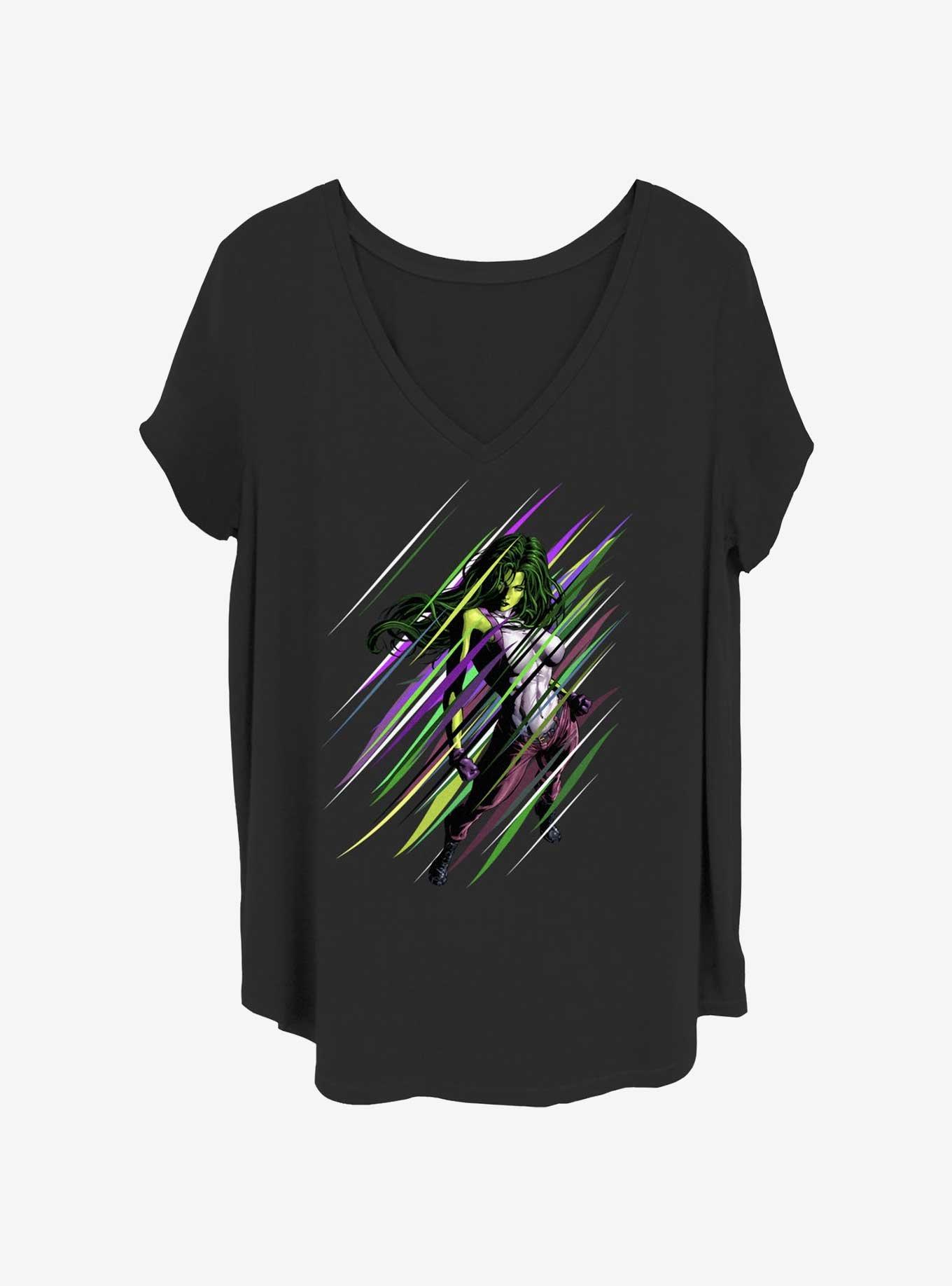 Marvel She-Hulk Sensational Hulk Girls T-Shirt Plus