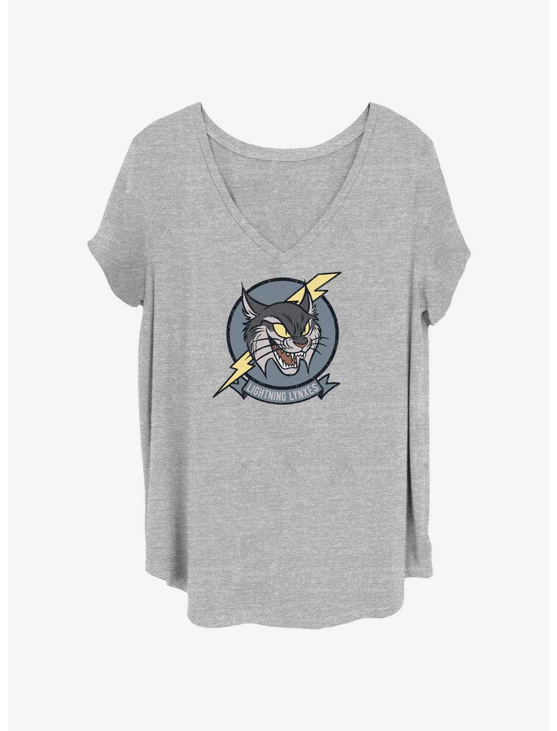 Disney Strange World Lightning Lynxes Girls T-Shirt Plus Size, HEATHER GR, hi-res
