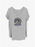 Disney Strange World Lightning Lynxes Girls T-Shirt Plus Size, HEATHER GR, hi-res